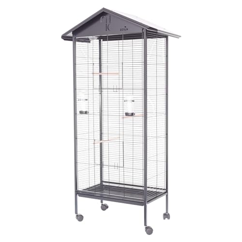 Zolux voliere chic solo noir 78x48x156 cm