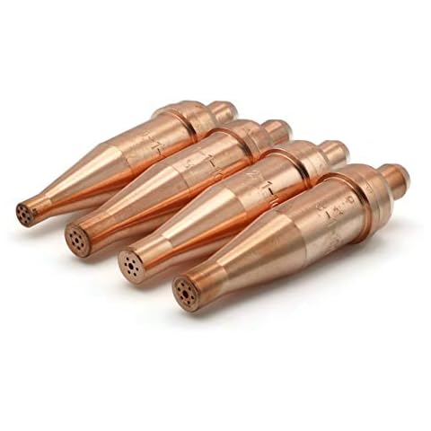 Flame Tech Scorpion Tip Acetylene Victor Style Cutting Torch Tip Kit - Sizes 0-3, Series 1, Type 101 Cover