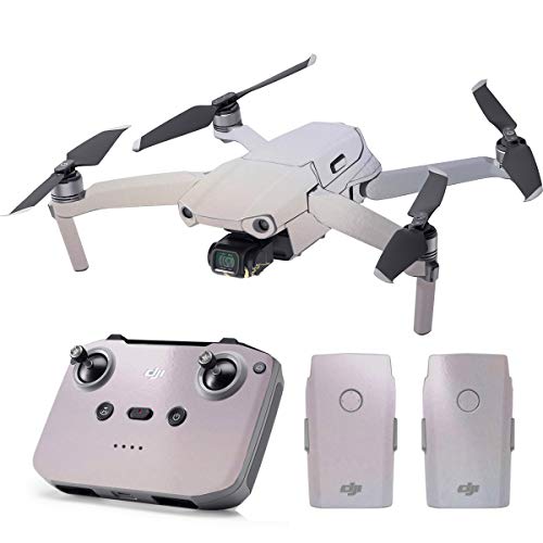 SopiGuard Skin for DJI Mavic Air 2 Precision Vinyl Sticker Full Drone Set + Controller + 3 Battery Skins (Flip Ghost Pearl)
