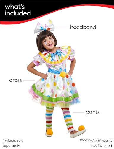 Disfraz de Payasita para Niñas 4T miniatura 2