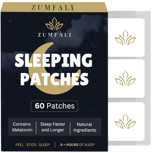 Zumfali Sleep Patches &ndash; Extra Strength Natural Sleep Support | Melatonin, Magnesium & Valerian for...