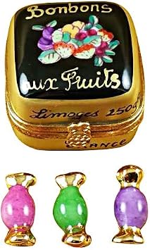 Rochard - food Rochard Limoges Box - Bonbon With Three Candies Limoges Box