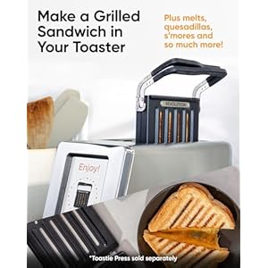 Revolution R180 Connect Plus 2-Slice Touchscreen Toaster – Connected Smart Toaster w/Patented InstaGLO 2.0 Technology, Toastie Press Mode, Digital Picture Frame – Toast Bread, Bagels, Waffles & More Revolution R180 Connect Plus 2 Slice Touchscreen Toaster–Connected Smart Toaster wPatented InstaGLO 20 Technology Toastie Press Mode Digital Picture Frame–Toast Bread Bagels Waffles More