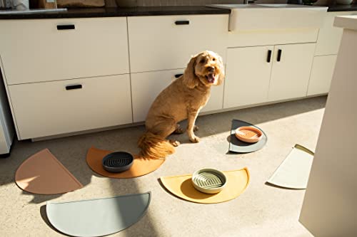 Slow Feeder Dog Bowl: The Slowdown Bowl Is A Modern, Silicone Puzzle Bowl & Lick Mat. Slow Eating, Stop Gulping, Take It Easy. Dishwasher Safe. (Charcoal) #TOP6