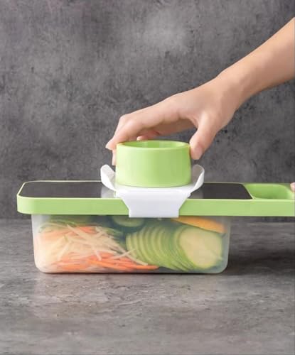 Cortador de vegetales multifuncional con 6 cuchillas miniatura 6