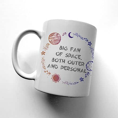 Amazon.com: Big Fan of Space, Both Outer and Personal - Funny Mug (deep