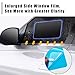 Car Rearview Mirror Film for GWM Hover/Hover H6/Hover 5, Anti Fog Glare Protective Rainwater Stickers, High-Definition Transparent Clear for Mirrors and Side Windows