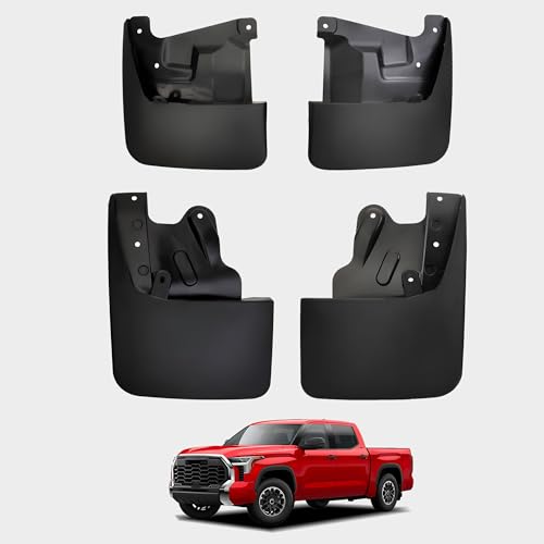Image of Mud Flaps for 2022 2023 2024 Toyota Tundra Accessories, All-Weather Fender Front and Rear MudFlaps Splash Guards (4Pcs)