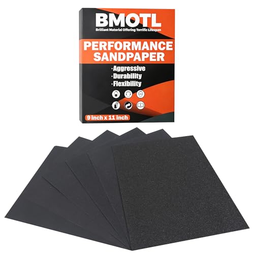 Sandpaper Sheets Assortment for Wood and Metal