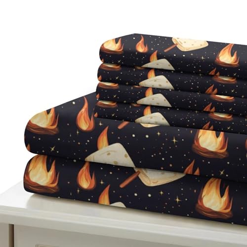 Housse de couette super douce résistante aux lavages lit king size motif armée - 7