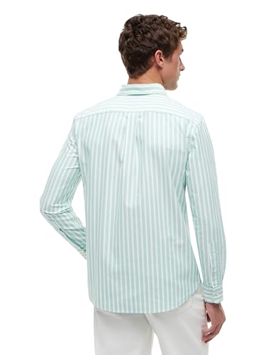 Image of Tommy Hilfiger Men's Long Sleeve Oxford Shirts in Regular Fit, Men's Button Down Shirts, Also Available in Big and Tall