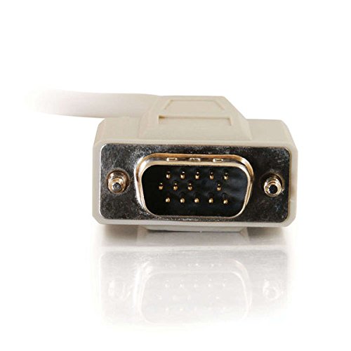 02635 Economy HD15 Cable para monitor SVGA M/M, color beige (6 pies, 6.0 ft) 3