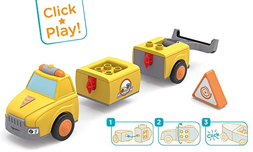 Toddys by siku 0123, Chris Carry, 3-teiliger Abschleppwagen mit Licht und Sound, Zusammensteckbar, Inkl. beweglicher… – Bild 3