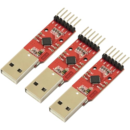 Convertisseur USB vers TTL UART CP2102 6 broches lot de 3 modules pour programmation Arduino STC