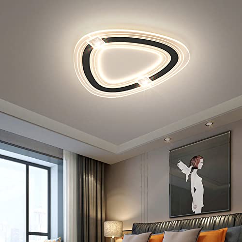 Plafonnier géométrique LED chambre moderne lampe plafond cuisine dimmable - 3