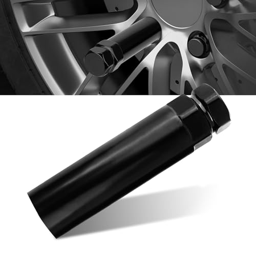 Image of MLY 7 Spline Lug Nut Key, Lug Nut Socket, Wheel Lock Removal Tool for 19 mm(3 /4 Inch) & 21 mm(13 /16 Inch), Hex Socket Wrench Replacement for Wheel LugNut Drive Lock (Black)
