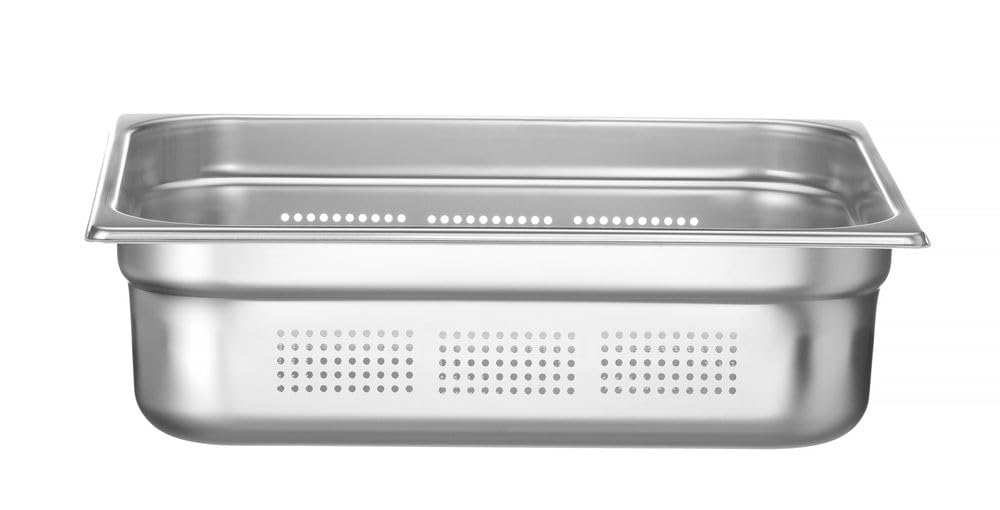 HENDI Pojemnik GN 2/3 – perforowany - Profi Line - 9 L - 354x325x(H)100mm