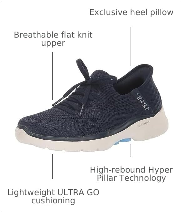 Image of Skechers Womens Women's Hands Free Slip-ins Go Walk 6-Lovely DaySneaker