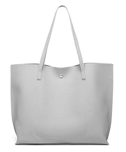 Image of Dreubea Women's Soft Faux Leather Tote Shoulder Bag from, Big Capacity Tassel Handbag