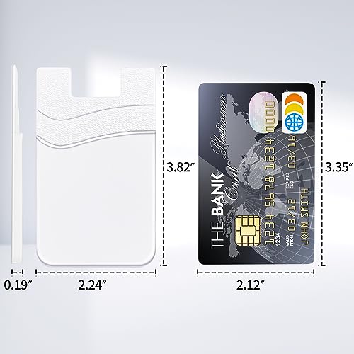 Tarjetero para teléfono celular y cartera de silicona para funda Samsung iPhone 5