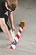 Brady Toughstripe Streifenband, 101,60 mm x 30,48 m, Rot/Weiß