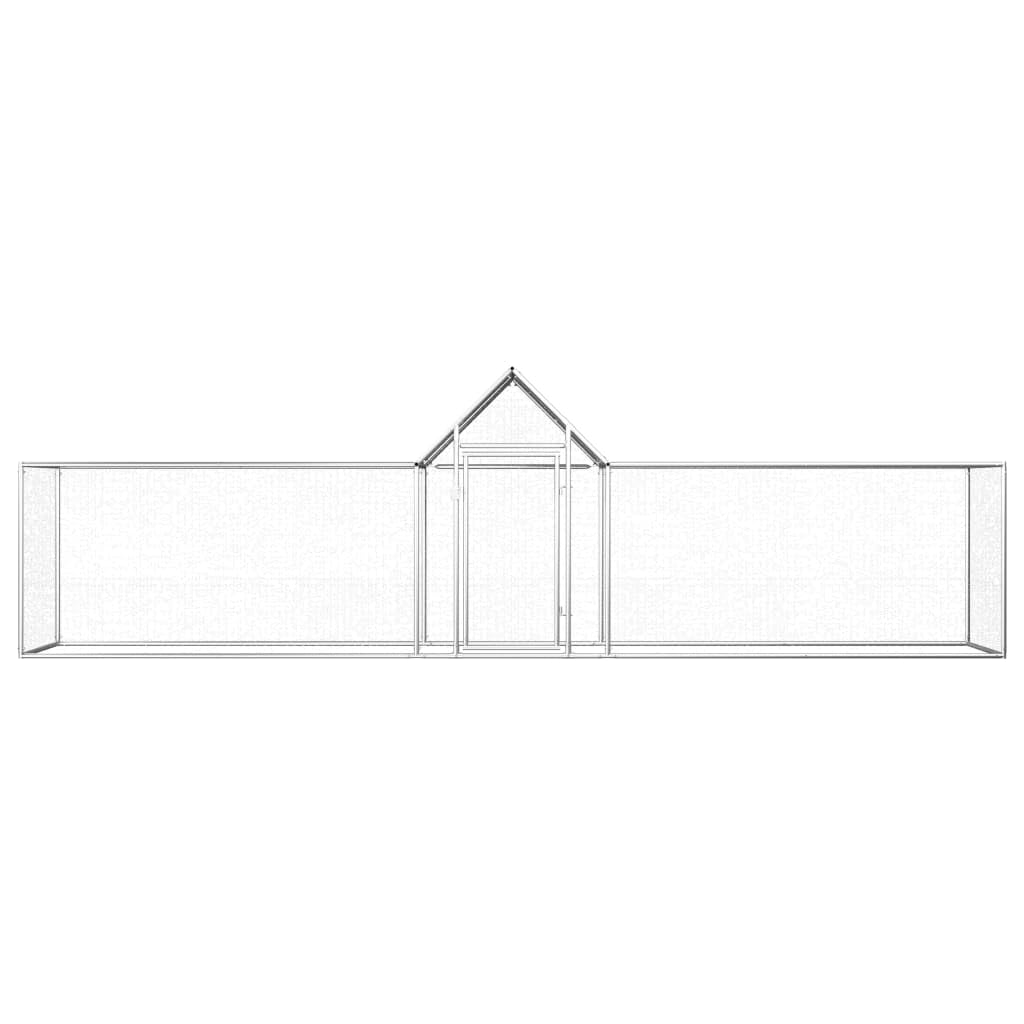 Artykuły dla zwierząt - kurnik 5 x 1,5 m stal ocynkowana, zwierzęta i artykuły dla zwierząt domowych