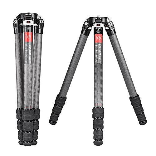 SWFOTO T3640CM 三脚 脚のみ 大型カーボン三脚 4段 36 ㎜パイプ径 防水耐荷重30kg