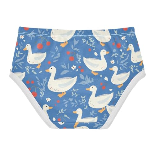 Wusikd White Ducks Girls' Underwear Cotton Girls Briefs Soft Toddler Underwear 2T2