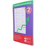 DIKACA Quittungsblock für Kleinunternehmen 200 Zwei Stück Papierquittungsbuch Vielseitiges Finanzmanagement Robustes Auftragsbuch für Büro und Unterwegs