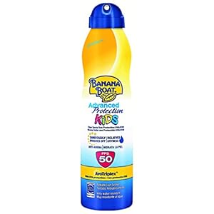 Banana Boat KIDS Advanced Protection – Crema solar en spray para niños que hidrata la piel y la protege de los rayos UVA…