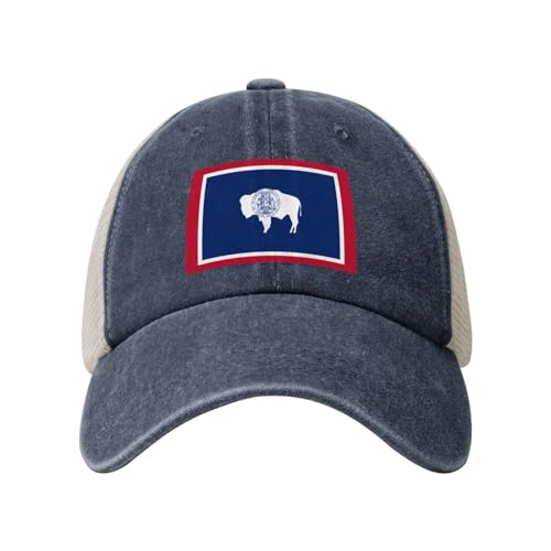 Gorra Trucker de Malla Wyoming State Flag miniatura 2