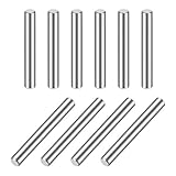 uxcell ダボピン 4mm×40mm 10個 棚ダボ 平行ピン 棚受け 304ステンレス鋼 円筒形 家具 サポート つなぎ ジョイント DIY 留め具