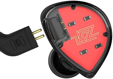 KZ ES4 Dynamic & Balanced Armature Hybrid Technology Driver in-Ear Earphones (Mic, Black)