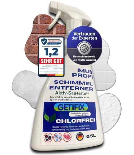 GETIFIX Schimmelentferner MuS PROFI, chlorfrei und auf Basis von Aktivsauerstoff