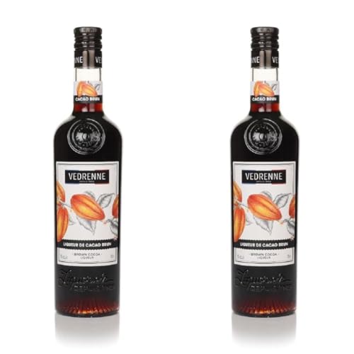 Vedrenne Liqueur de Cacao Brun 70 cl (Lot de 2)