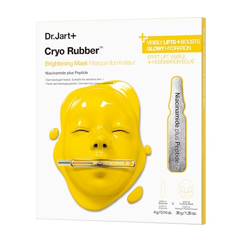 Dr.Jart+ Cryo Rubber Hydrogel Brightening Face Mask with Niacinamide| Korean Skin Care
