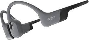 SHOKZ OpenSwim Pro - Open-Ear Bluetooth & MP3 Bone Conduction Sport Headphones, Swimming Headphones, IP68 Waterproof, Grey asin的图片