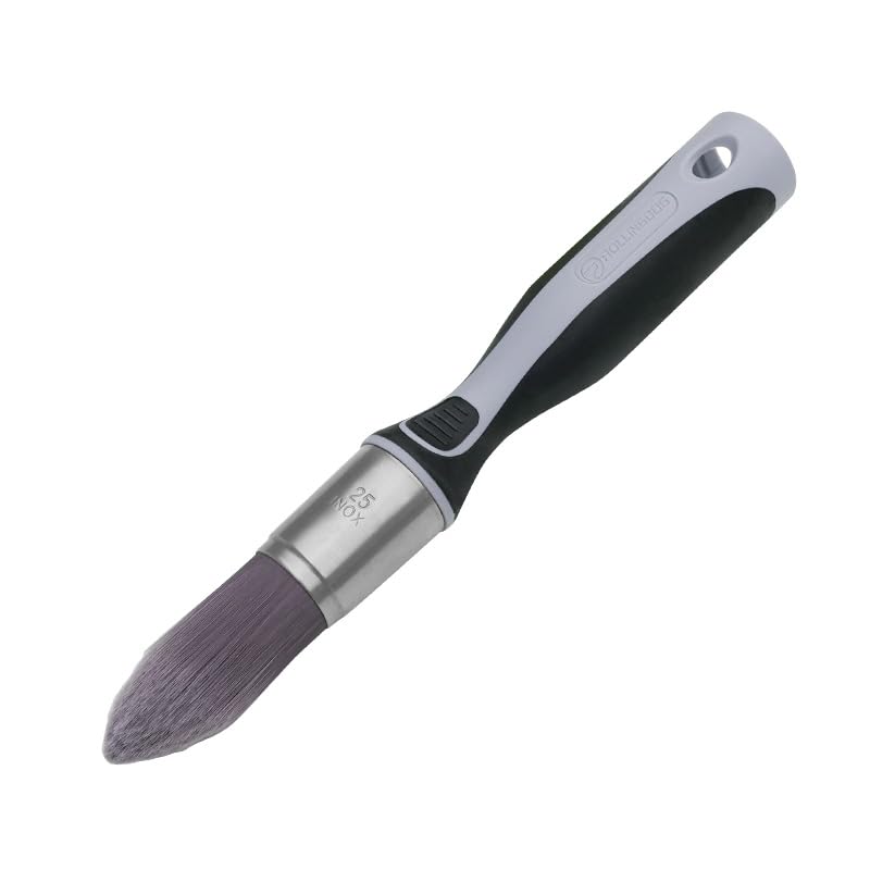 ROLLNGDOG Round Sash Paint Brush,Pointed Detail Paint Brush 25mm