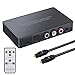 Produktbild DAC Konverter mit Fernbedienung 192 kHz Digital Analog Audio Konverter Digitaler Koaxial Toslink zu Analog-Stereo-L/R-Cinch 3,5 mm Audioadapter
