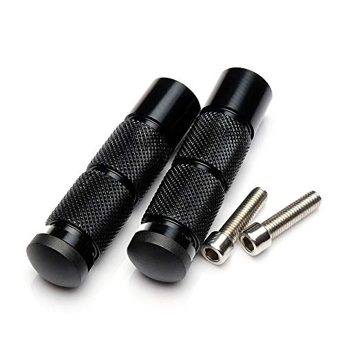 Image of CNC Universal Motorcycle Bicycle EBike Passenger Foot Pegs For Super73 Rearsets Rear Set Footrests M8 Footpeg Foot Rest Peg Pedals Electric Car Scooter Mini Bike Dirt Bike Go Kart Install Hole 8mm