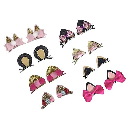 KOMBIUDA 8 Pares De Clipes De Pato Para Cabelo Clipes De Cabelo Infantis Acessórios De Cabelo Para C