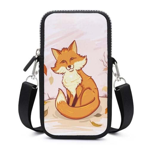 Sac bandoulière téléphone portable portefeuille unisexe 17cm