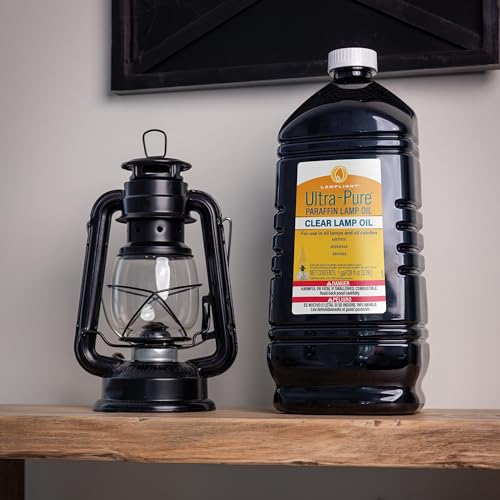 Image of Lamplight Ultra-Pure Liquid Paraffin Lamp Oil - 1 Gallon (128 oz) - Smokeless, Sootless & Odorless for Indoor Use - Clean-Burning Oil for Lamps, Lanterns & Emergency Preparedness