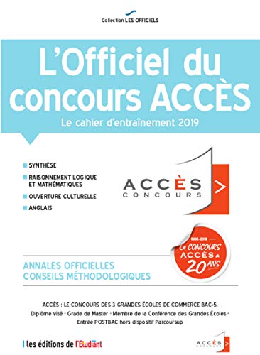 Télécharger l'Officiel du concours Accès 2019 Gratuit
