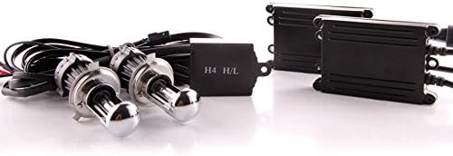DDM Tuning 55W AC HID Bi-Xenon Conversion Slim Kit, Slim Digital Ballasts, H4 9003 HB2 High/Low, 4300K-FBA