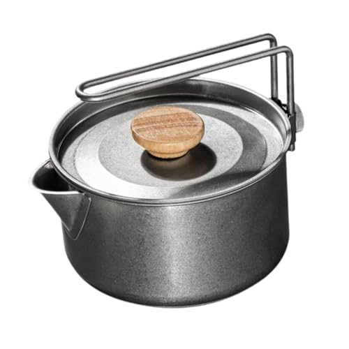 FytStycale Camping Kettle 1.2L Teapot Camping Teapot for Road Trip Backpacking Camping