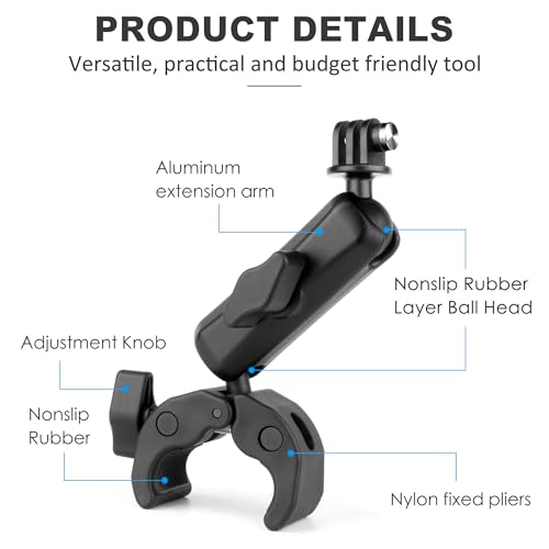 Support de caméra super clamp articulé 360 pour stabiliser un moniteur - 6