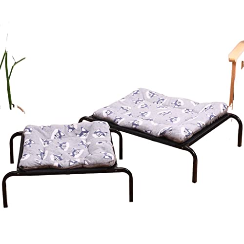 NC Pet Dog Cama de camping resistente a las mordeduras y transpirable, adecuada para perros grandes y pequeños, extraíble y lavable, cama para perros grandes y pequeños, en verano y cuatro