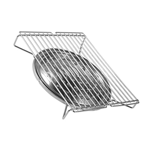 FUTUREORYY Barbacoa Portátil Acero Inoxidable Parrilla Camping Resistente Antióxido para Brochetas Exterior Gas