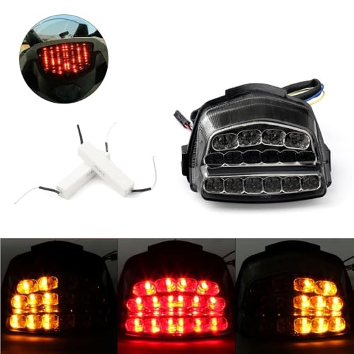 Trasero parada luces intermitentes traseros integrados para CBR1000RR 2010 2011 6
